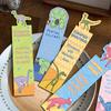 30PCS CDinosaur Alien Bookmark Decoration Painting Reading Page Book Labeled Paper Student Book Gifts To Mark Cards Bookmark