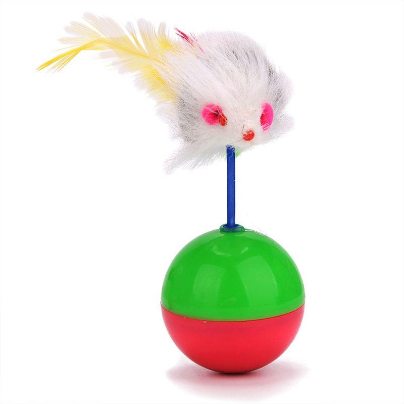 Кошка, котенок, забавная мышь, стакан, мяч, пластиковый тизер, игровая шуршащая игрушка