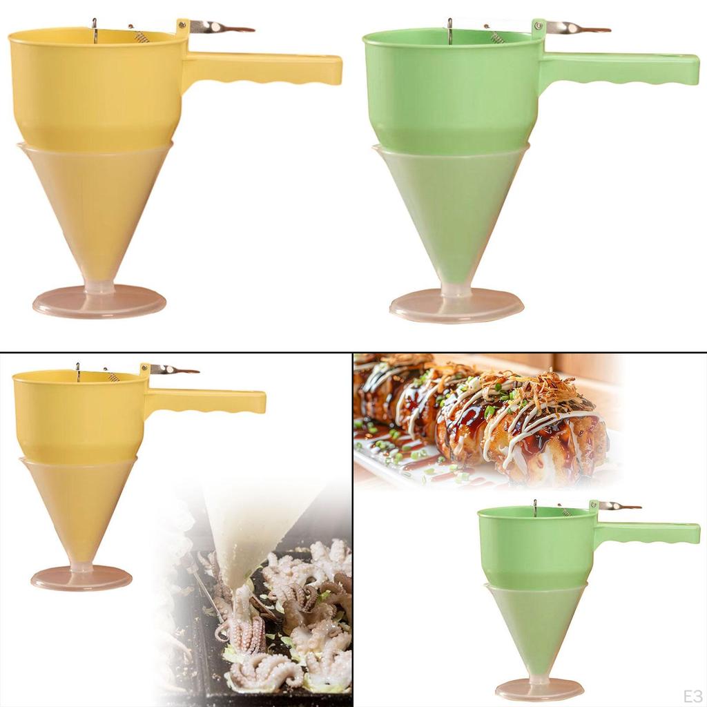 Диспенсер для теста, кондитерская воронка, кухонная утварь, удобная ручка, инструмент для выпечки торта