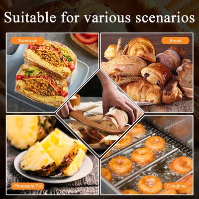 Нож для хлеба для домашнего хлеба   Нож для резки хлеба из грецкого ореха с ультраострым зубчатым лезвием из нержавеющей стали, Нож для теста для бейглов, багетов