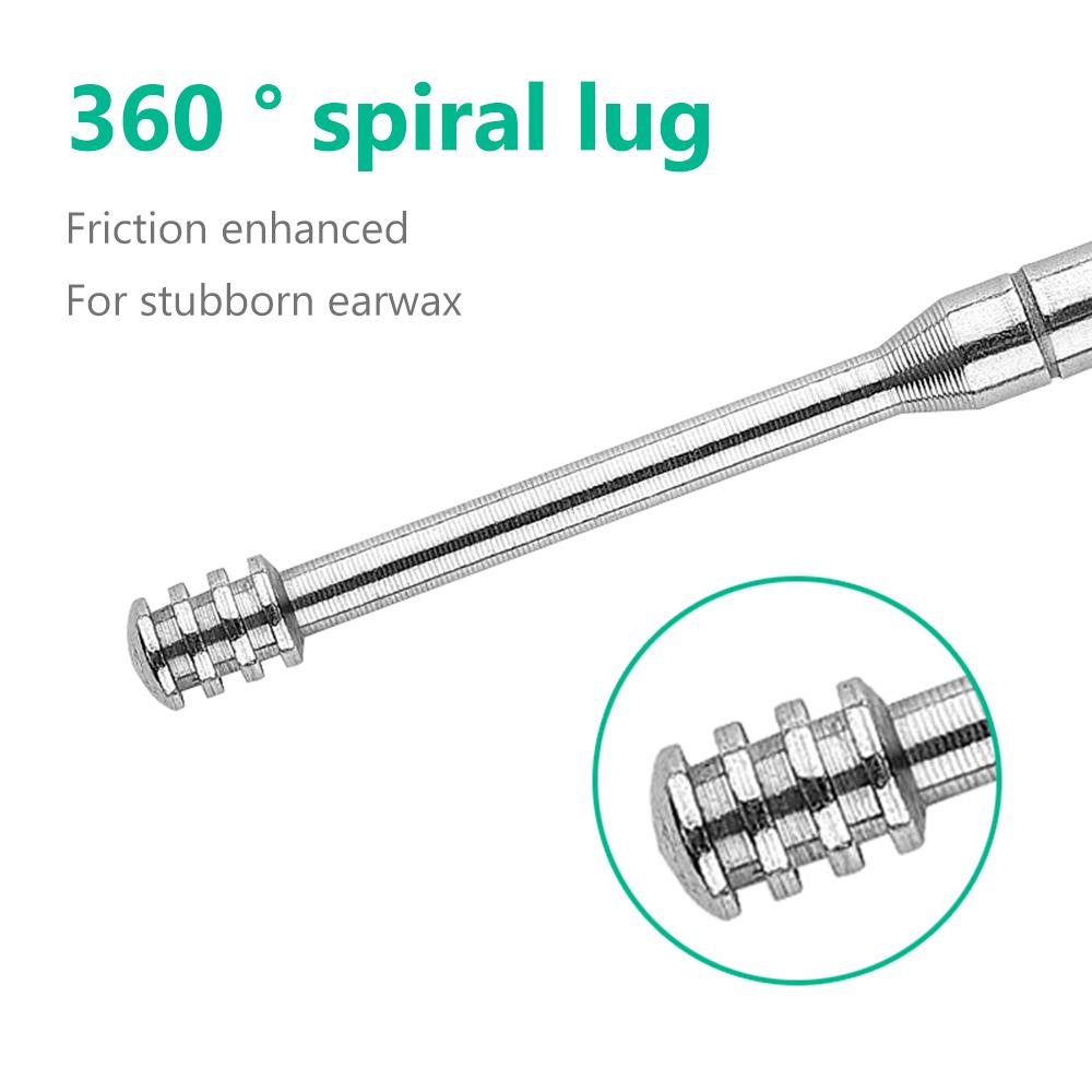 Набор из 6 предметов для удаления ушной серы в Acciaio Inossidabile Earpick для удаления кюреток из ушной серы