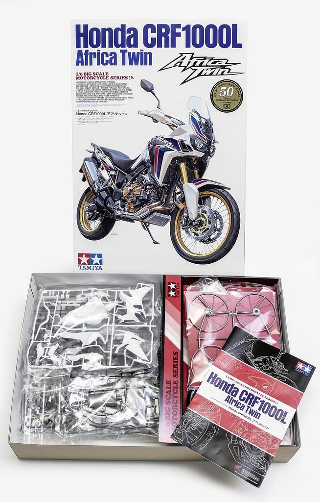 Tamiya Motorcycle Series Honda CRF1000L Africa Twin Plastic Model 16042 1/6 No.42