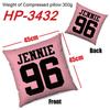 Blackpink Anime Printed Removable Washable Pillows Cushions