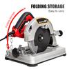 Multi-Purpose Portable Cutting Machine Saw 220V Desktop Small High Power Wood Metal Steel Aluminum Guideway Cutting Machine