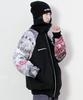 Demarc Graffiti High-Neck Oversized Padded Jumper