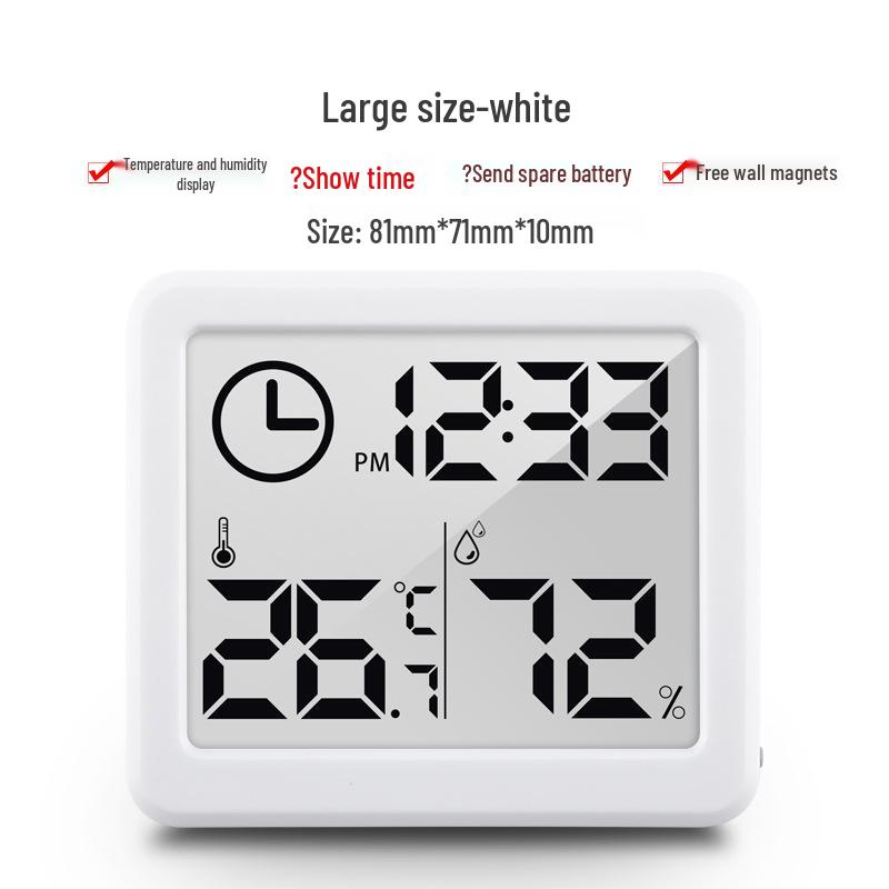 Pandun 1 см Тонкий Цифровой Комнатный Термометр и Гигрометр для Умных Домов