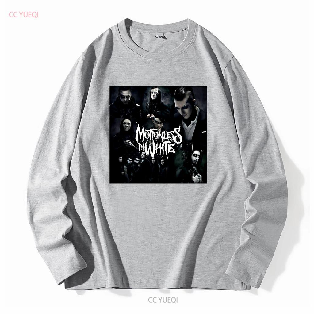 Редкая черная хлопковая футболка группы Motionless In White, все размеры, H62, винтажная, стираная, для повседневной носки, с графическим принтом, модная