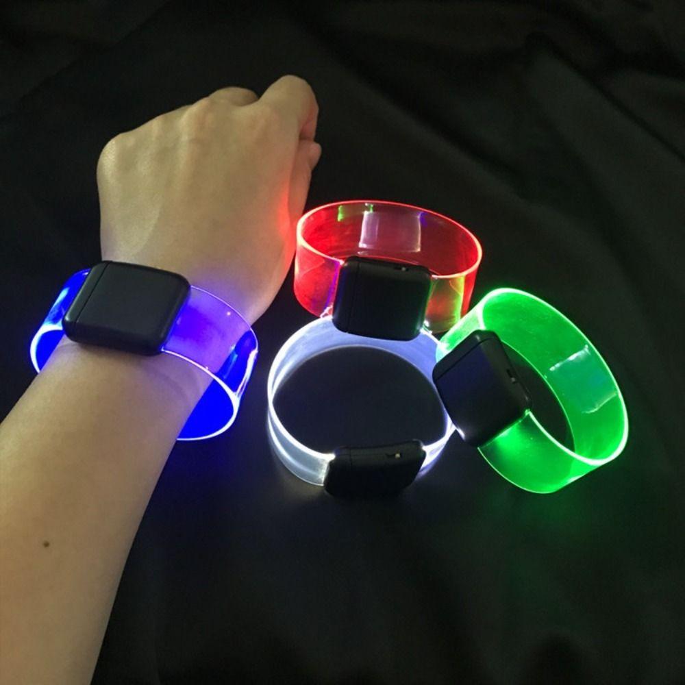 Magnet Luminous Bracelet Chroma Flashing Wristband Concert Support Lighting Band  Concert