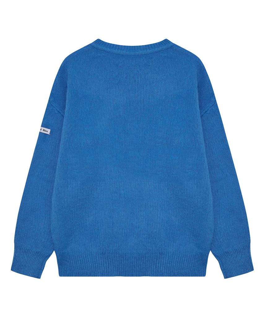 Свитер из мохера Nupeuebeullu Neb (Ocean Blue)