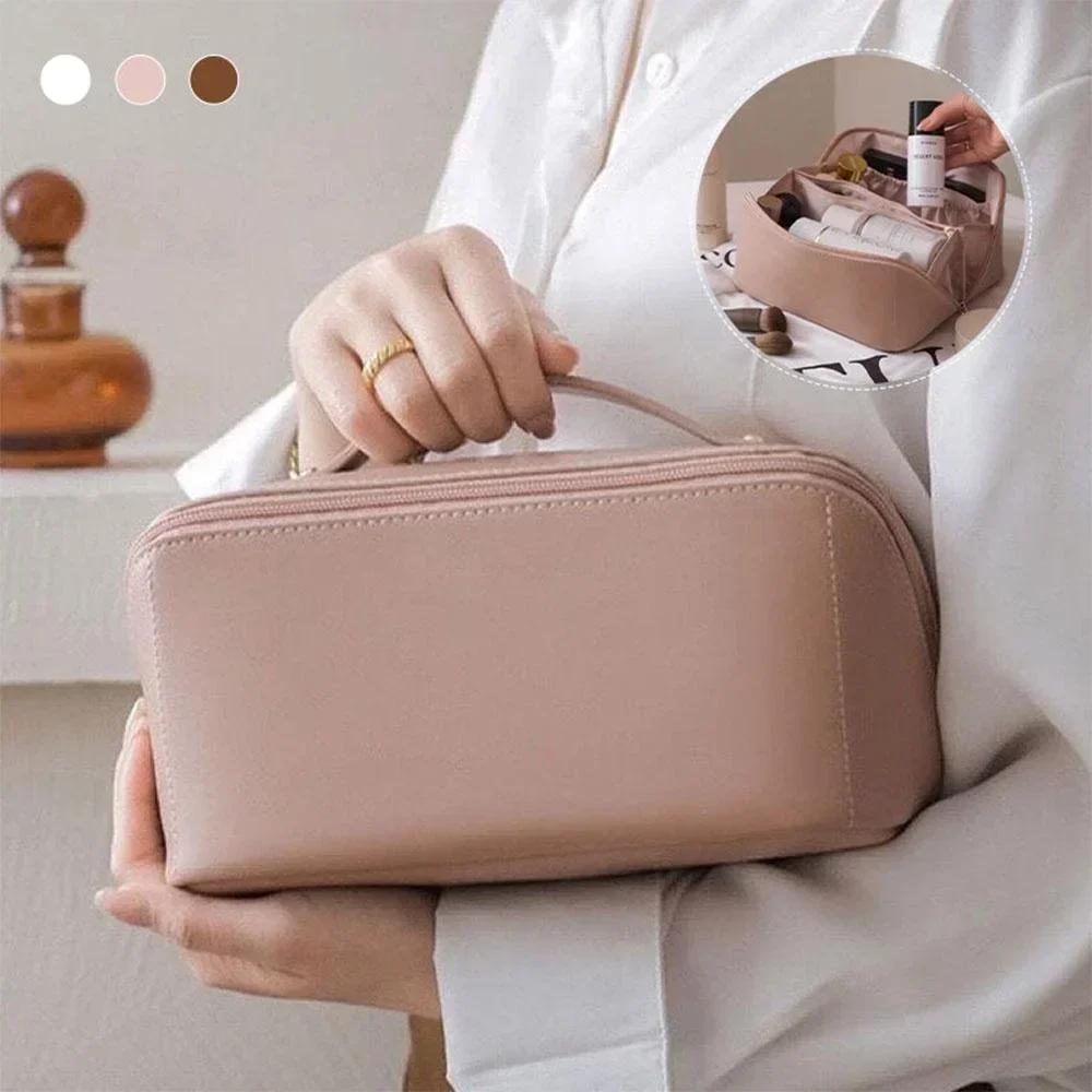 Portable Travel Wash Bag Female Transparent Waterproof Makeup Storage Pouch Large Capacity Cosmetic Organizer Makeup Bag Storage
