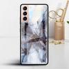 Мраморный стеклянный чехол для Samsung Galaxy S22 S20 FE S21 Plus Phone Cover S10 5G S9 Note 20 Ultra 10 Lite Shell