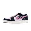 Jordan Air Jordan 1 Sweet Berry Island Амортизация, Износостойкие Низкие Винтажные Баскетбольные Кроссовки Унисекс Черный Розовый DC0774-003(Команда836-)