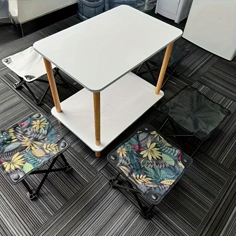 Сверхлегкий портативный складной походный стул с сумкой для хранения и боковым карманом - Прочная рама, быстрая установка, идеально подходит для кемпинга, рыбалки, активного отдыха