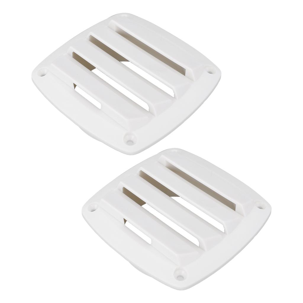 2PCS Boat Louvered Vents 5 Inch Nylon Marine Air Vent Grille Ventilation Louver Cover for Yacht RV Caravans Home