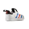 adidas Оригинальные кроссовки Superstar Winter 360 Удобные Универсальные Низкие Кроссовки для ходьбы Детская обувь Белый Синий Красный BY9937