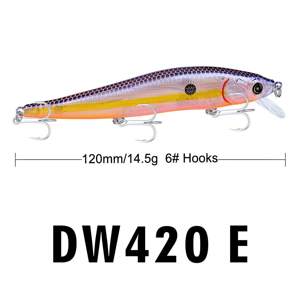 Приманка Yinmin с промышленным принтом, рыболовные снасти 12 см/14 г с подарочными аксессуарами DW420
