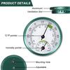 2 в 1 термометр гигрометр из нержавеющей стали настенный автоматический термометр для домашнего офиса измеритель температуры и влажности
