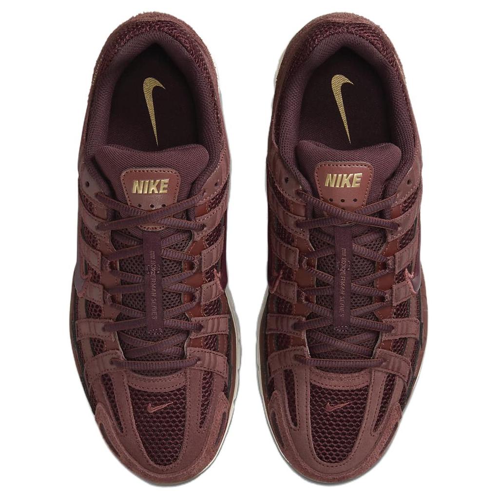 Nike P-6000 SE Dark Pony Men Sneakers Red Metallic-Gold Pale-Ivory HF0015-200