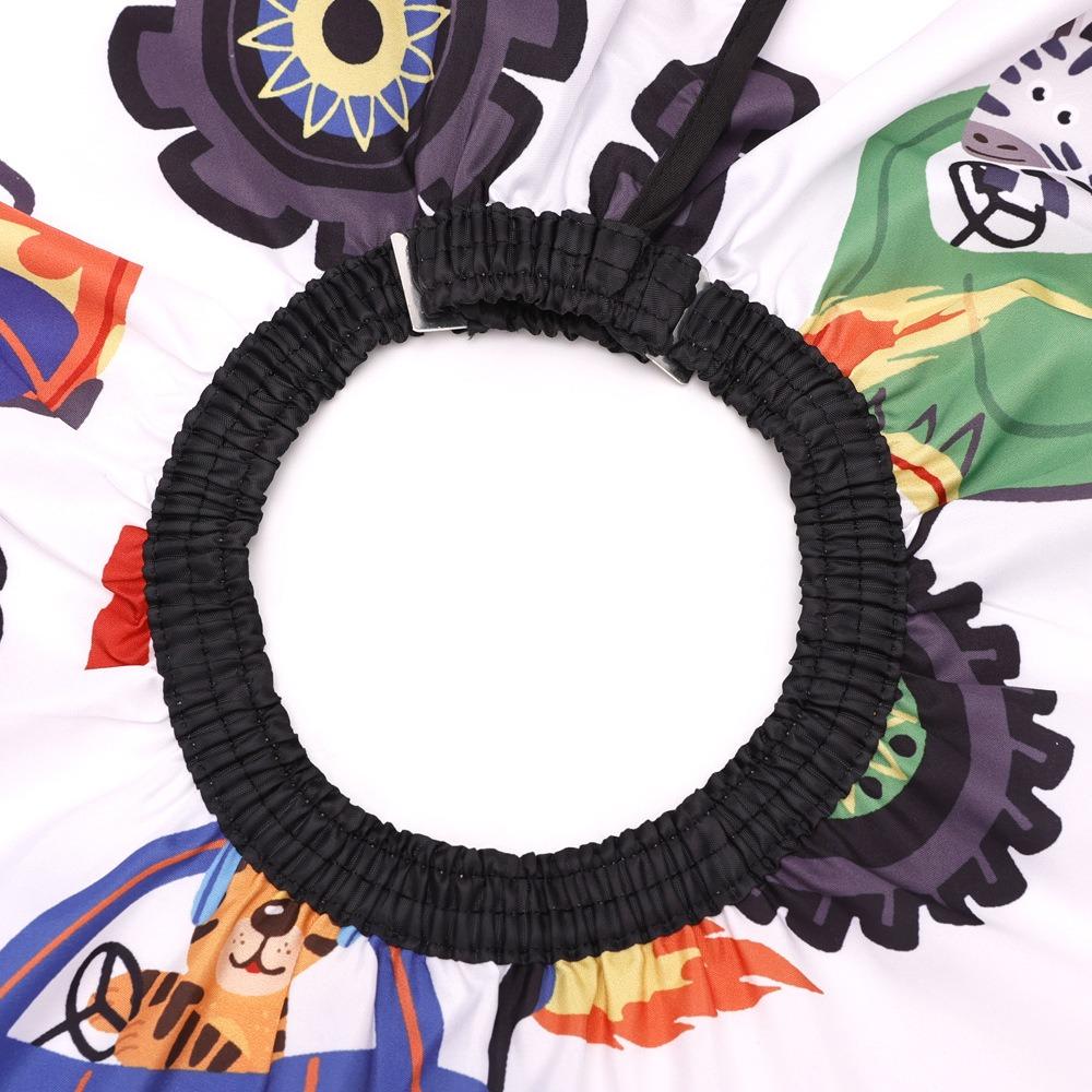 Милая детская накидка для парикмахера, профессиональный водонепроницаемый халат для стрижки, детская накидка для стрижки в стиле мультфильма