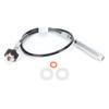 36in Black CO2 Soda Hose Adapter Kit CGA320 TR21?4 Dual Thread Good Sealing with Mounting Hardware