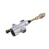 Motorcycle Rear Hydraulic Clutch Master Cylinder Brake Pump Silver  1PcUniversal