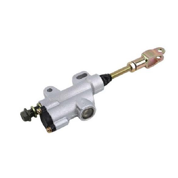 Motorcycle Rear Hydraulic Clutch Master Cylinder Brake Pump Silver 1PcUniversal