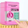 Children's ATM Safe Automatic Mini Piggy Bank Fall-proof Safe Coin Deposit Bank Anti-theft Counter Code Key Lock Toy Gifts