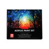 Acrylic Paint Set - 24 Colors 12ml For Canvas Fabric Leather Easter Egg Wood Ceramic Glass Art Craft Painting