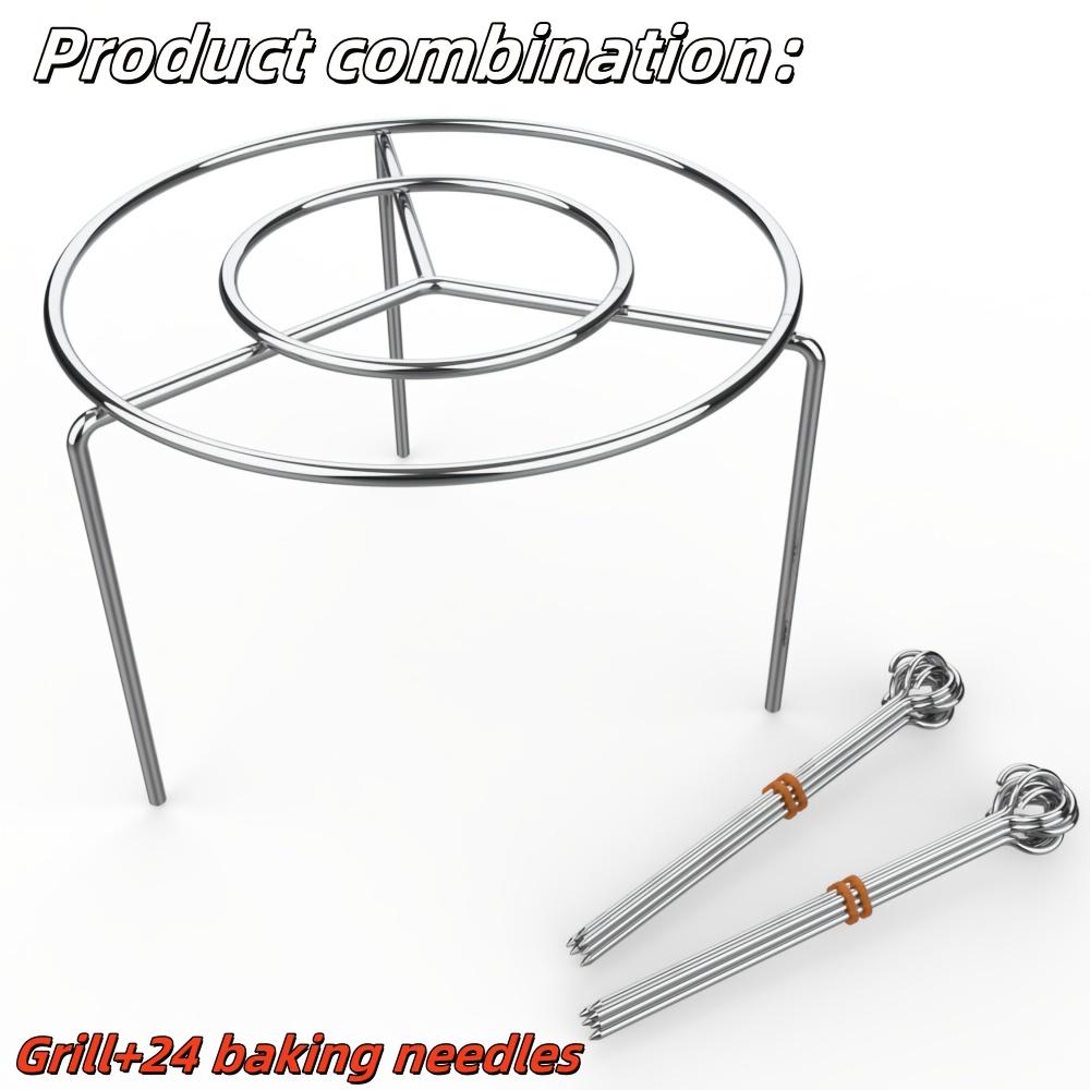 1 набор из нержавеющей стали для гриля и шампуров, 12/24/36/48 игл, набор для барбекю, фритюрница, духовка, гриль, шампуры, кухонные принадлежности