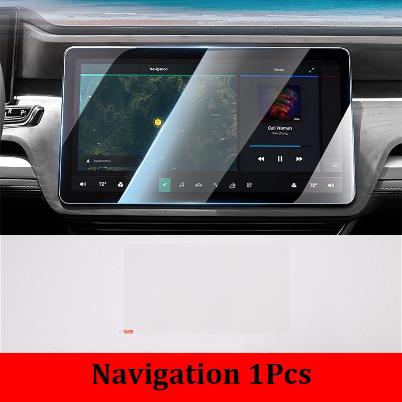 Center Control Screen Glass Film For Rivian R1T R1S R1 R1 -2026 Navigation Screen Protector Tempered Glass Protection Film