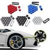 Eye Catching Wheel Nut Cap Bolt Rims Nuts for Car Hub 20pcs + Removal Tool