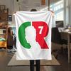 1PC CR7 Cristiano Ronaldo Patterned Flannel Blanket Suitable For All Seasons for Home Decor Warmth and Comfort Gifts Holiday Present