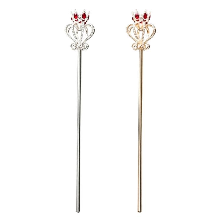 Rhinestones Royal Scepter Queen Staff For Theatrical Productions And Special Event Cosplay Costume Prop Fairies Wand