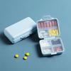 Portable Medicine Box Sub-packing Mini 7 Days Old Man Travel Pillboxes Large Capacity Storage Box