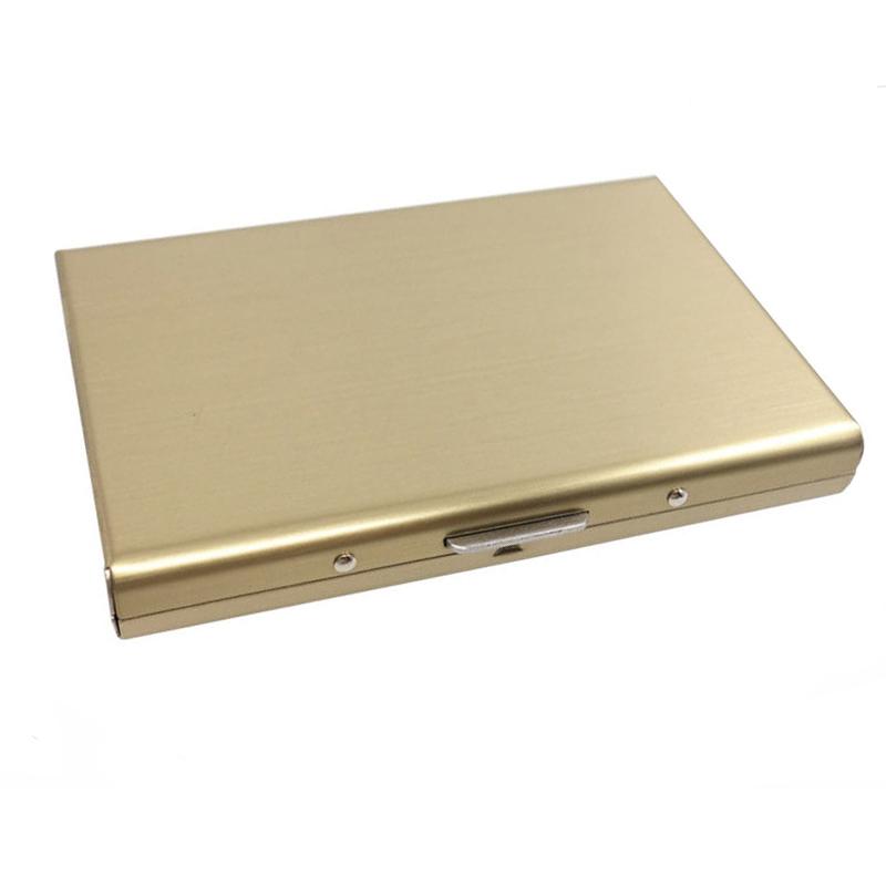 Автоматический всплывающий органайзер, банковский держатель для кредитных карт, металлический RFID-кошелек, деловой чехол для мужчин и женщин, защитный чехол для удостоверения личности, держатель для карт, очаровательные подарки