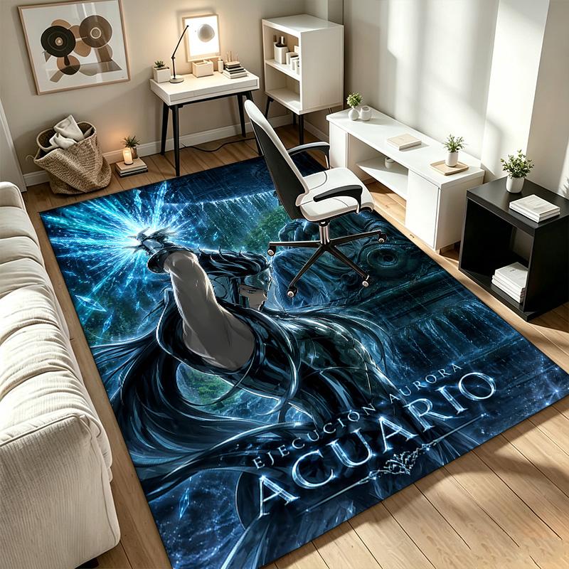 Saint Seiya A A rug suitable for office chair areas living rooms and computer desks perfect for home offices and an ideal holiday gift