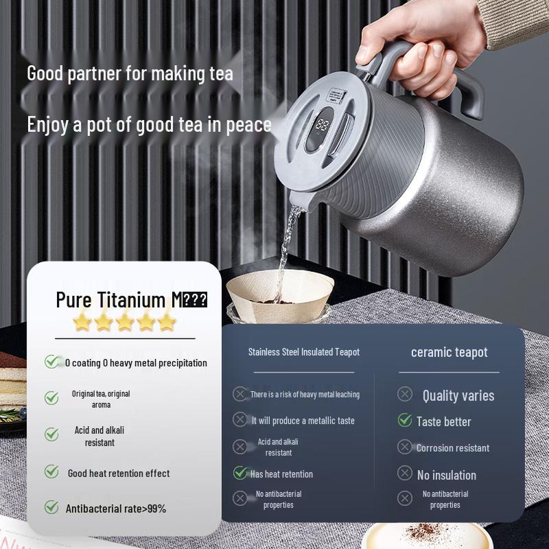 Kombak Titanium Core Insulated Stewing Tea Pot