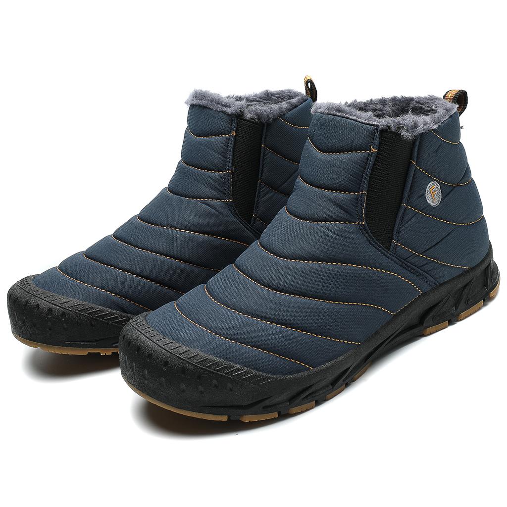 TUINANLE Winter Men's Cotton Shoes Women's Plus Velvet Warm Boots Plus Size Couple Snow Boots