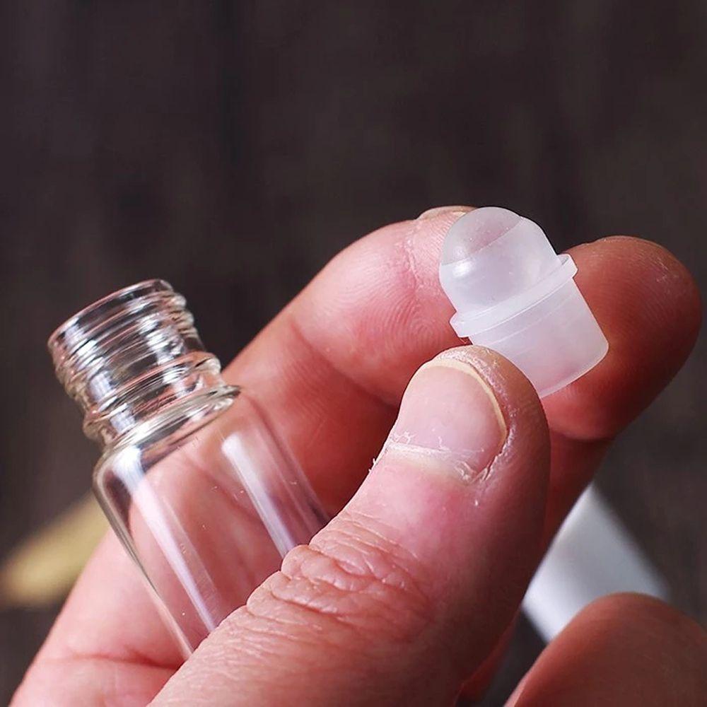 Vial With Roll On Refillable Container Empty Clear Bottles Glass Roller Bottles Rollerball Bottle