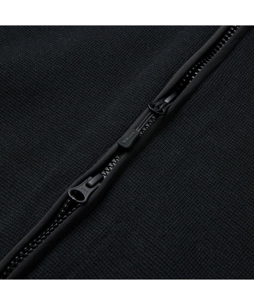 Series Hybrid Zip-Up Hooded Cardigan Sawas26001Bkx