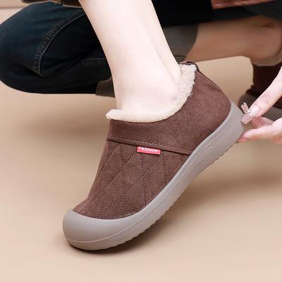 Женские хлопковые туфли на зиму ; хлопковая обувь для отдыха на открытом воздухе; теплый и противоскользящий; бесплатная доставка для женского хлопка