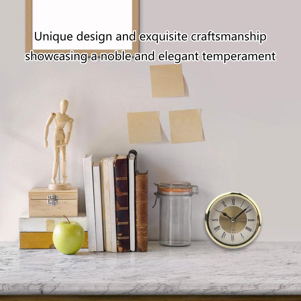 Essential 89mm Clock Insert Clock Head Arabic Numeral Roman Numeral Watch Insert Add Charm To Any Space Easily Reading