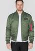 Зимняя куртка Alpha Industries MA-1 D-Tec Hood Bomber Jacket (183110) sage green (183110-001)
