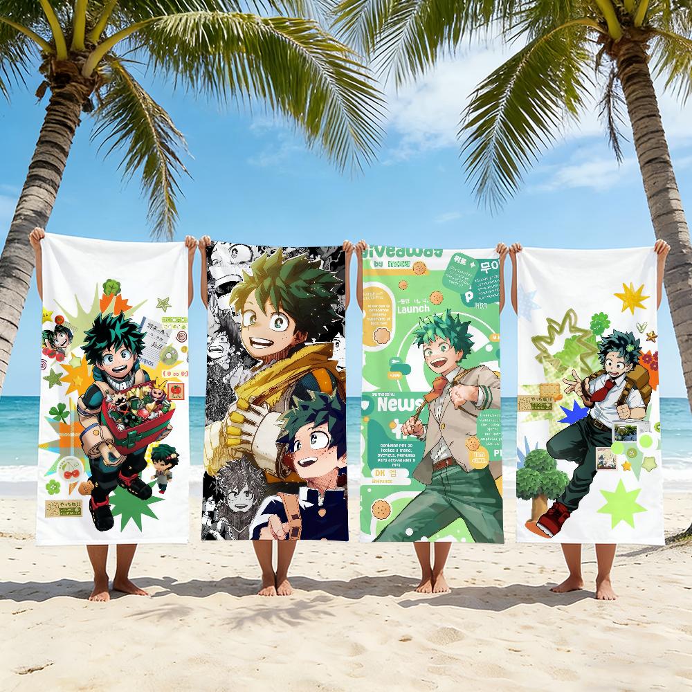 My H-Hero A-Academia D-Deku Towel For Swim Yoga Gym Quick Drying Soft and skin-friendly Beach Towels All-Season