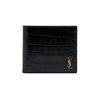 Кошелек Saint Laurent Tiny Monogram с тиснением под крокодила 607727 Dzedw