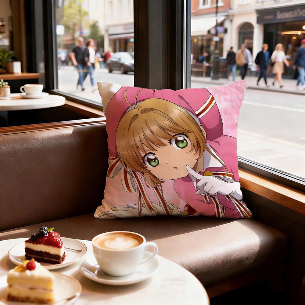 Anime Cardcaptor Sakura Cushion Cover Decorative Cushions Covers Cover Sofa x Pillow Piece x x Pillowcase