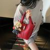 Lychee Pattern Vegetable Basket Bag 2025 New Summer Simple Casual Messenger Bag Niche Portable Bucket Bag Women