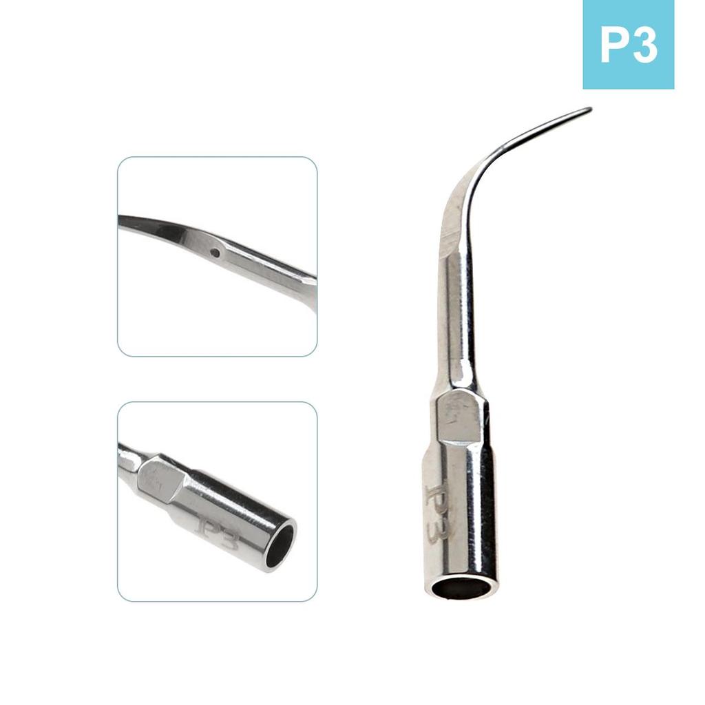 5 шт. насадок для стоматологического скалера, подходят для наконечника ультразвукового скалера EMS/WOODPECKER/SATELEC/DTE/NSK, стоматологические ультразвуковые насадки для скалинга