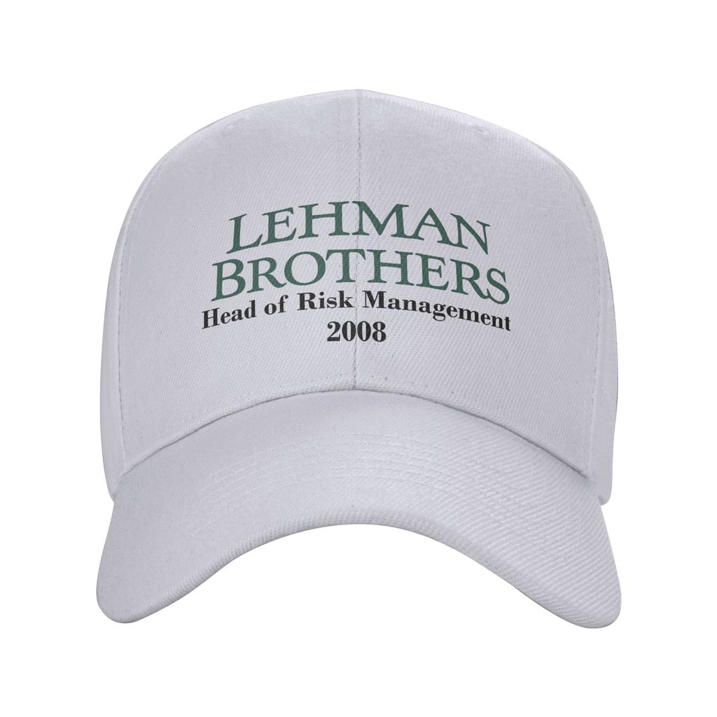 Lehman Brothers Head of Risk Managment 2008 Baseball Cap Outdoor Sports Quality Hip Hop Hats Male Stylish Print Baseball Caps
