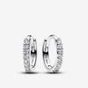 Sparkling Huggie Hoop Earrings 293015C01